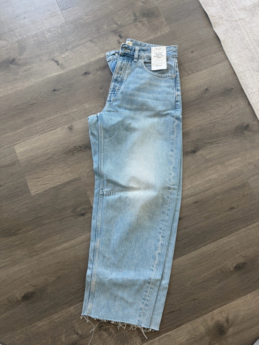 Madewell Light Blue Ankle Crop Jeans